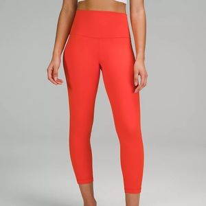 Like-New Lululemon Align High-Rise Pant 25" in Solar Orange (size 4)